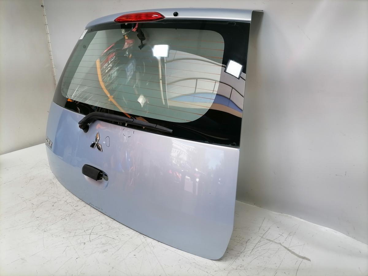 Mitsubishi Colt Z30 original Heckklappe mit Heckscheibe Hellblaumetallic 5-T&uuml;rer Bj.2006